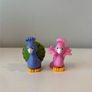 Little People- Peacock and Hen Pair
